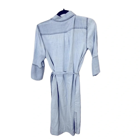 DL1961 size XS excellent like-new condition chambray button down dress - Picture 6 of 8